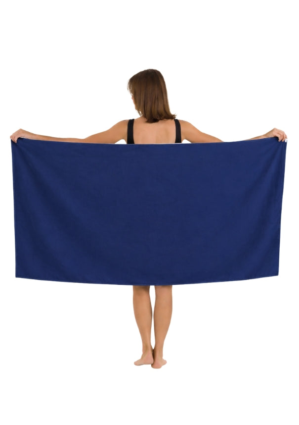 Blouberg Navy Waffle Towel