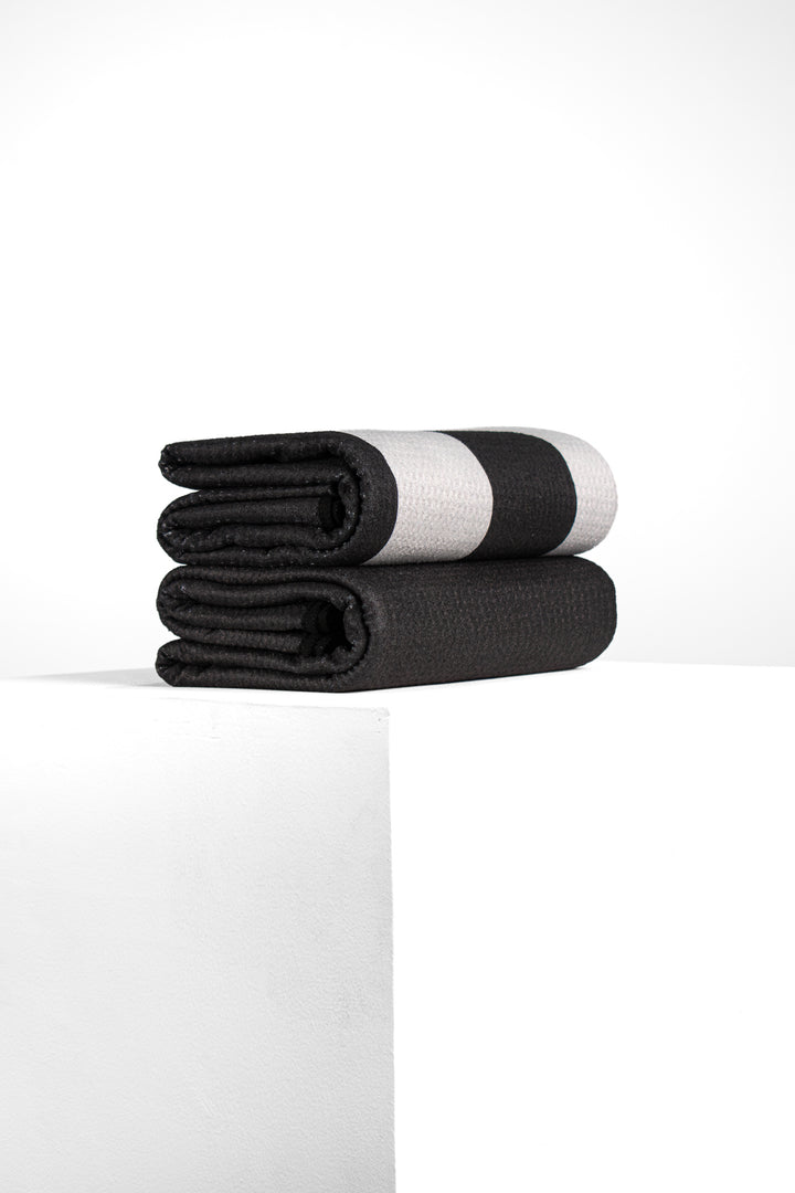 Mdumbi Black Waffle Towel